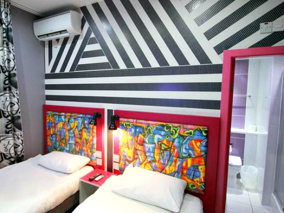 A twin room at Best Western Peckham Hotel is perfect for two guests