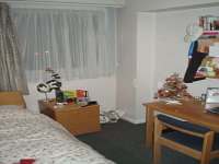 A Typical Single Bedroom at Park House Hostel London