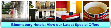 Hotels in Bloomsbury: Buchen Sie von nur £22.67 pro Person!