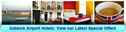 Gatwick Flughafen Hotels: Book from only £17.25 per person!