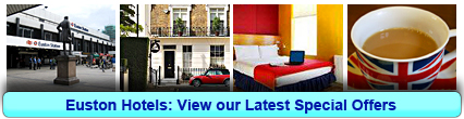Euston Hotels: Book from only £22.67 per person!