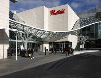 Westfield shopping centre in London, sourced from http://www.travelstay.com