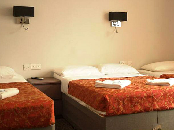 Quad rooms at Hotel Balkan are the ideal choice for groups of friends or families