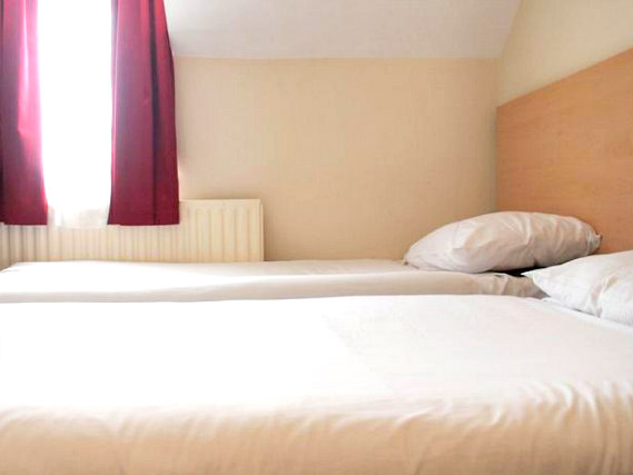 Habitación doble con camas separadas en Clapham South Dudley Hotel