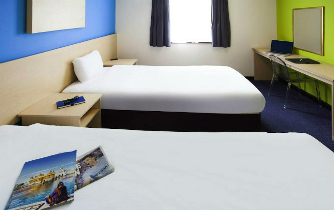 A triple room at Sleeping Beauty Hotel
