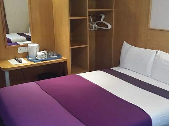 A typical room at Arriva Hotel
