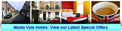 Maida Vale Hotels: Book from only £21.25 per person!
