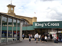 Kings Cross Station is opposite the hotel
