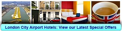 London City Airport Hotels: Book from only £14.00 per person!