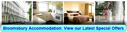 Reserve London Accommodation in Bloomsbury
