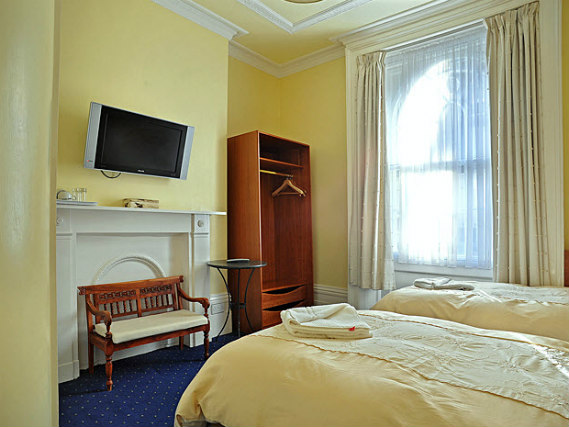 Une chambre avec lits jumeaux de Jesmond Dene Hotel