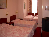 A triple room at St Georges Hotel B and B