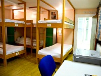 A typical dorm room at Bridge Park Hotel