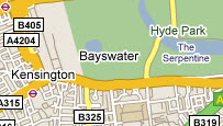 Map of Bayswater, London