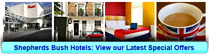Shepherds Bush Hotels: Book from only £14.75 per person!