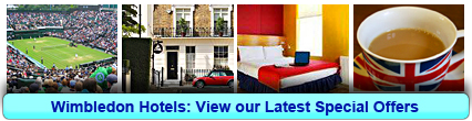 Wimbledon Hotels: Book from only £11.30 per person!