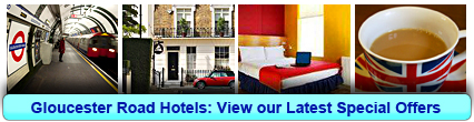 Gloucester Road Hotels: Book from only £11.30 per person!