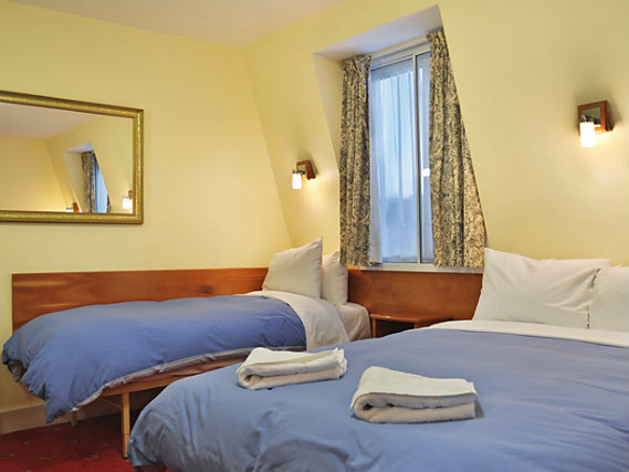 Triple rooms at Jesmond Dene Hotel are the ideal choice for groups of friends or families