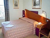 A typical double room at Leisure Inn