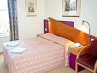 A typical double room at Leisure Inn