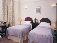 A twin room at Bluebells Hotel