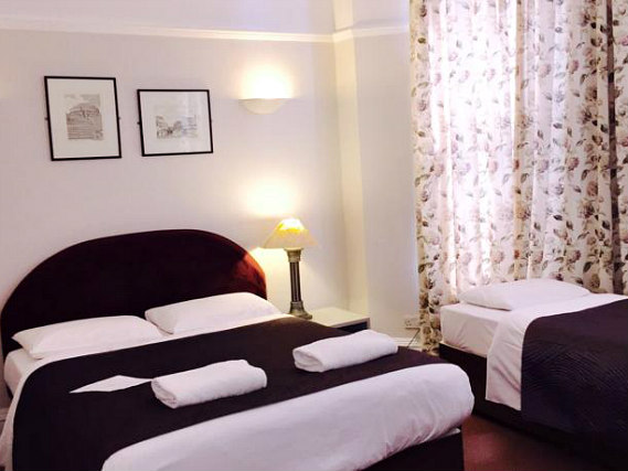 Triple rooms at Bluebells Hotel are the ideal choice for groups of friends or families