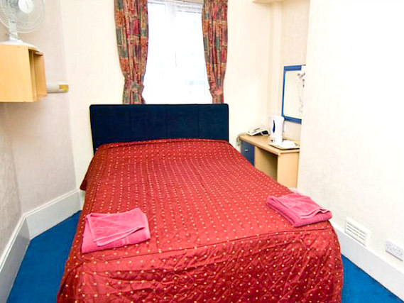 A double room at Boston Court Hotel