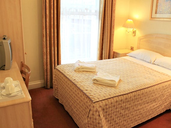 A double room at The Fairway Hotel London is perfect for a couple
