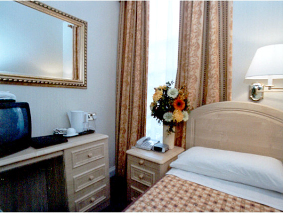 Single rooms at The Fairway Hotel London provide privacy