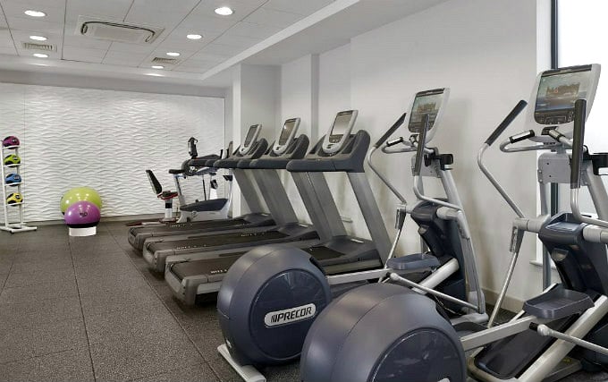 Gym at DoubleTree by Hilton London Angel Kings Cross