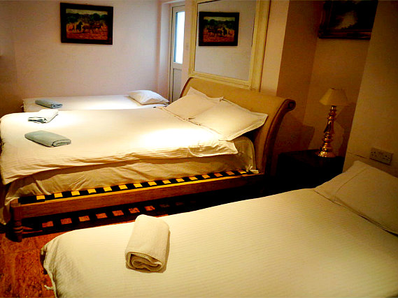 Quad rooms at Aron Guest House are the ideal choice for groups of friends or families
