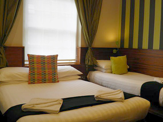Triple rooms at The California are the ideal choice for groups of friends or families