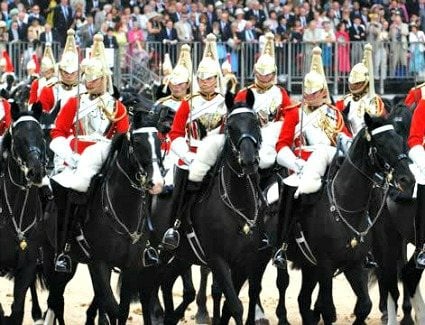 Trooping the Colour at Horse Guards Parade, London