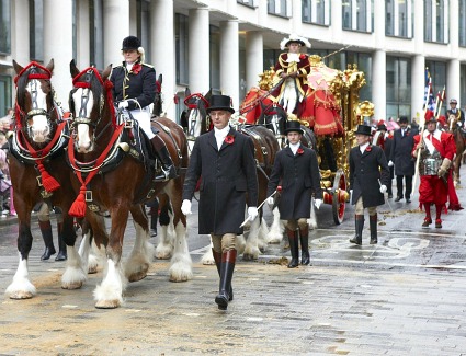 The Lord Mayors Show at Mansion House, London