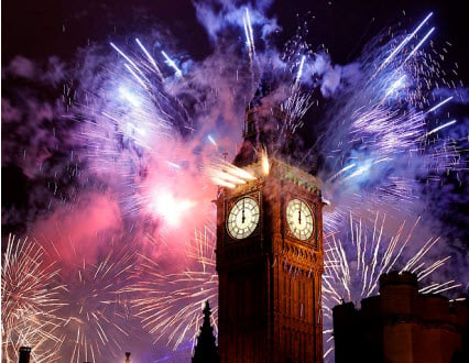 New Years Eve in London, London