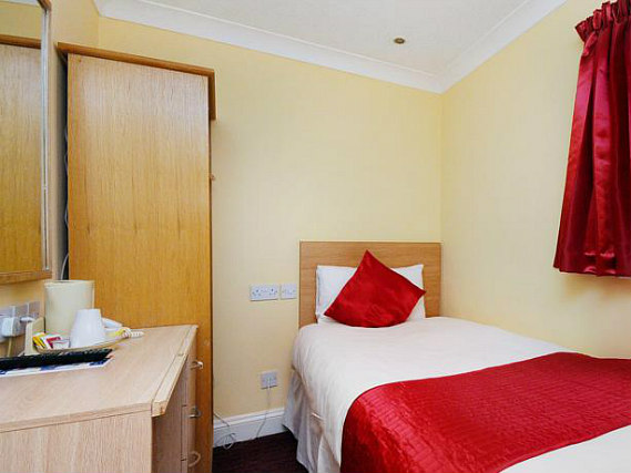 Single rooms at Lord Jim Hotel London Kensington provide privacy