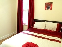 A typical double room at Apples Inn