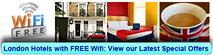 Book London Hotels with FREE Wifi