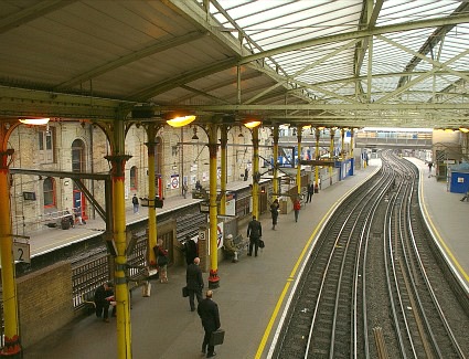 Farringdon Train Station, London
