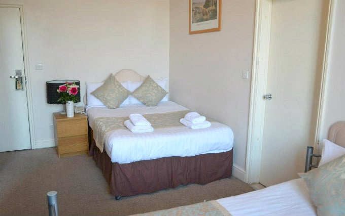 A triple room at Shellbourne Hotel