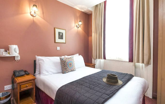 A typical double room at Crownwall Hotel