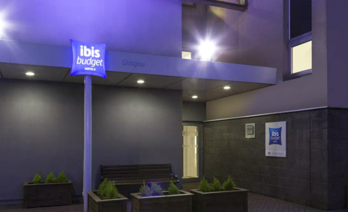 An exterior view of Ibis Budget Hotel Glasgow