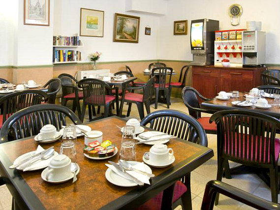 Sit with friends and plan your day in the Breakfast room