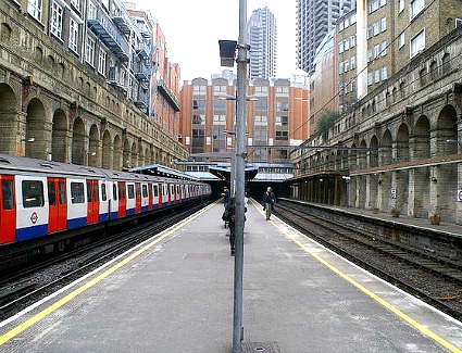 Barbican Train Station, London