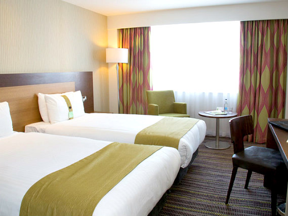 A twin room at Holiday Inn London Wembley is perfect for a two guests