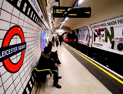 Leicester Square Tube Station, London