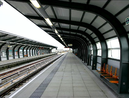 Pontoon Dock Tube Station, London