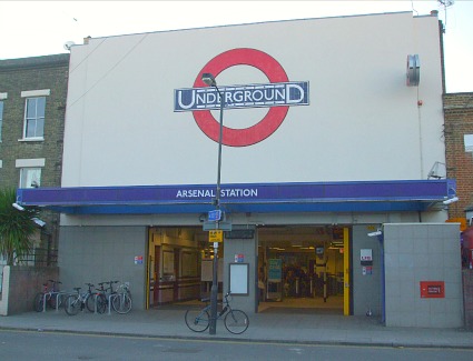 Arsenal Tube Station, London