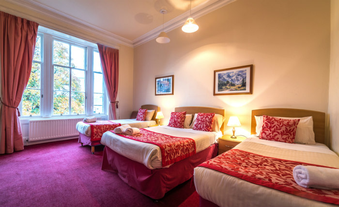 Quad rooms at Kelvin Hotel West End are the ideal choice for groups of friends or families