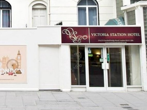 Exterior of Victoria Station Hotel